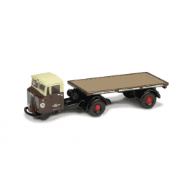 Scammell Mechanical Horse Flat Trailer GWR (TT)