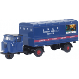 Scammell Mechanical Horse Van Trailer LNER (TT)