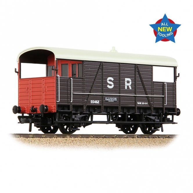 Bachmann SE&CR 25T 'Dance Hall' Brake Van SR Brown