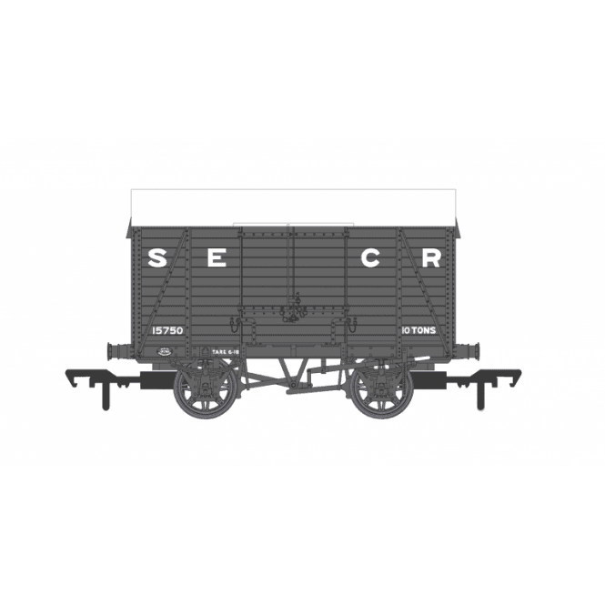 Rapido UK SECR 10T Van No. 15750 SECR Grey Diagram 1426 (OO)
