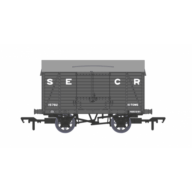 Rapido UK SECR 10T van No. 15782 SECR Grey Diagram 1426 (OO)
