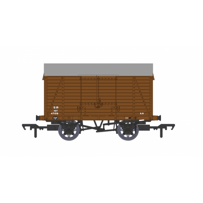 Rapido UK SECR 10T van No. 47159 SR Brown post '36 (OO)