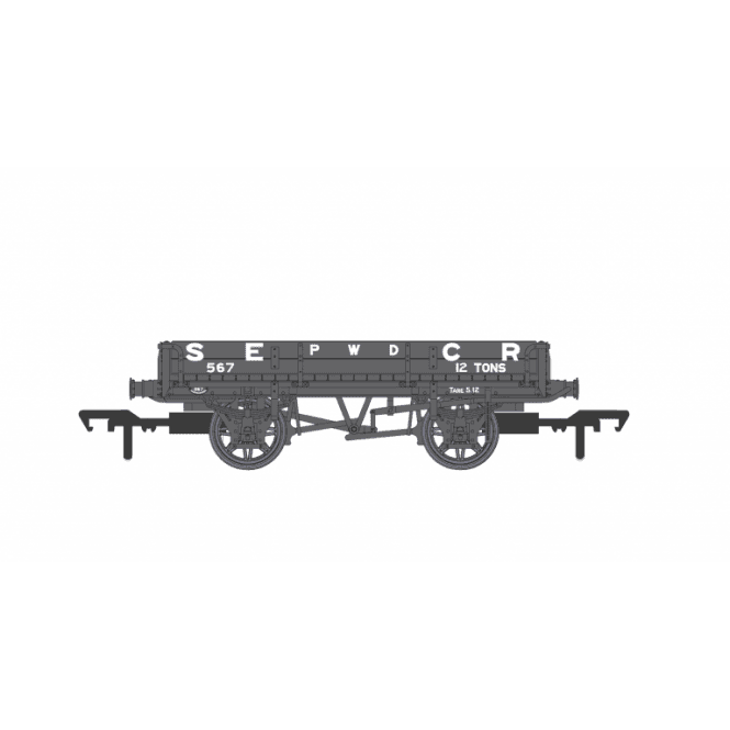 Rapido UK SECR Ballast wagon No. 567 SECR Grey original body (OO)