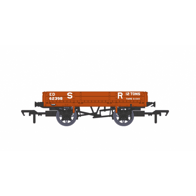 Rapido UK SECR Ballast wagon No. 62398 SR Red Oxide (pre '36) post SR (OO)