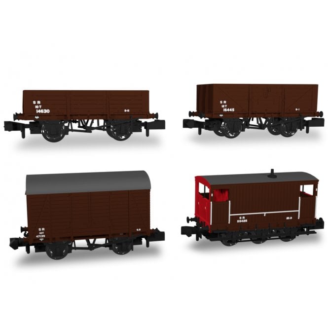 Rapido UK SECR Wagons Pack 1 – SR post-36 Livery Freight Train