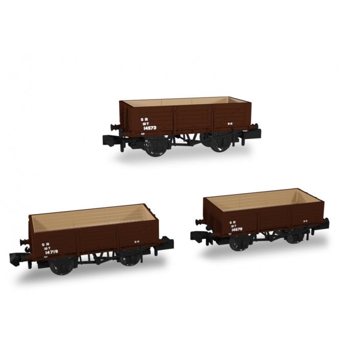 Rapido UK SECR Wagons Pack 2 – SR post-36 Livery 5 Planks (Dia.1349)