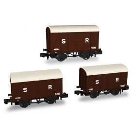 SECR Wagons Pack 4 – SR pre-36 Livery 10t Covered Vans (Dia.1426
