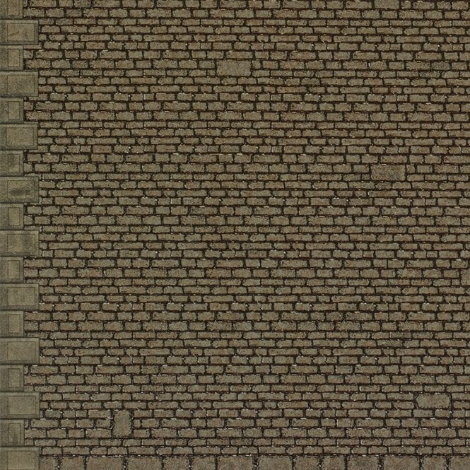 Metcalfe OO Semi Cut Stonework B1 Style - OO Scale