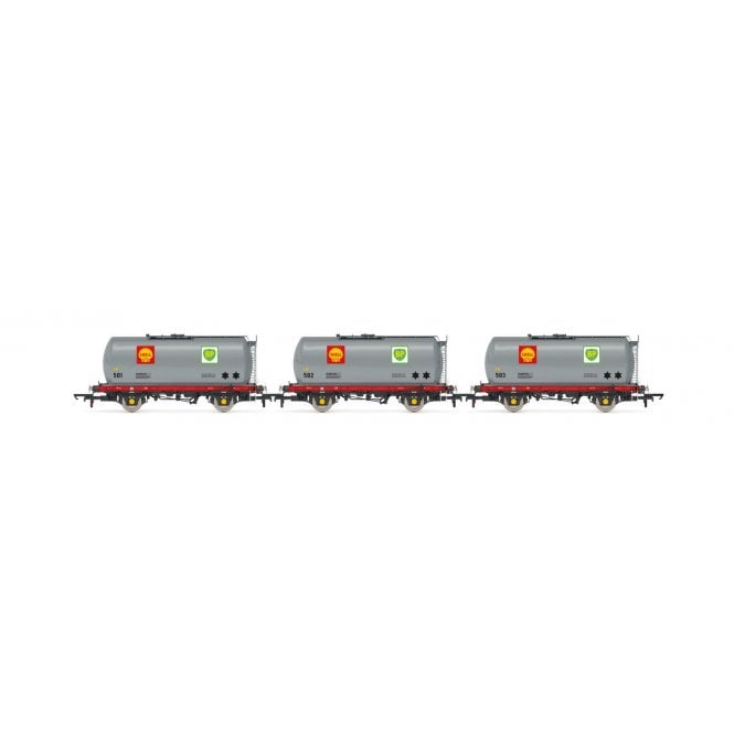 Hornby Shell-Mex, TTA Tank Wagon Triple Pack - Era 8