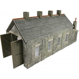 Single Engine Shed - Stone - OO Scale