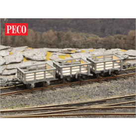 Slate Wagons (3) (O-16.5)