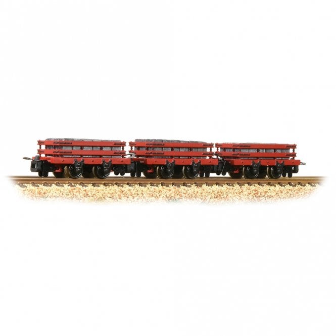 Bachmann Slate Wagons 3-Pack Red with Slate Load