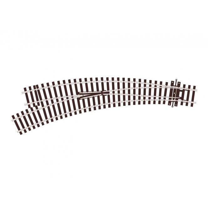 Peco Small Radius Curved Turnout Left Hand Code 100 Unifrog