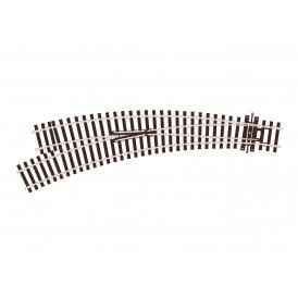 Small Radius Curved Turnout Left Hand Code 100 Unifrog