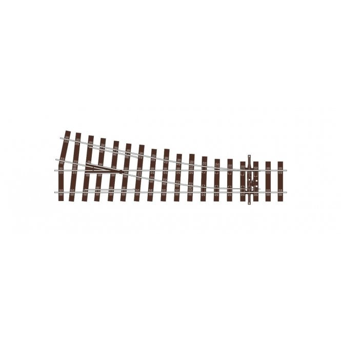 Peco Small Radius Right Hand Code 75 Bullhead Unifrog