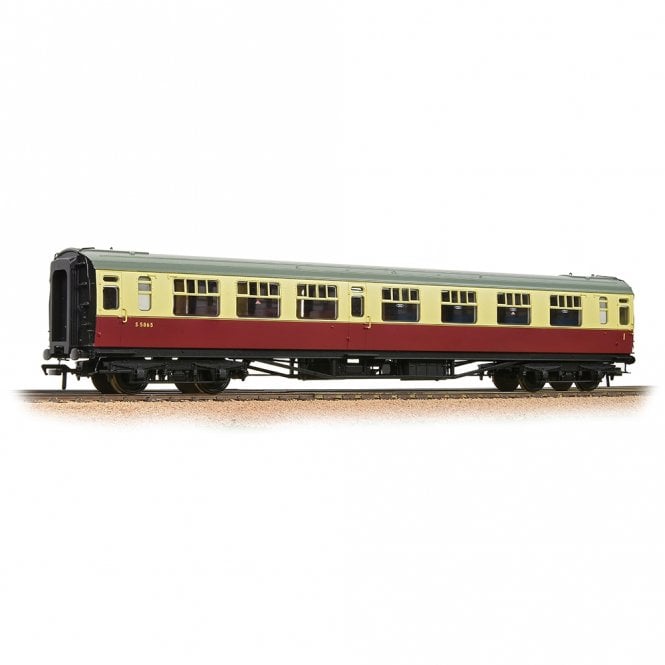 Bachmann SR Bulleid Composite Corridor 15'' Vents BR Crimson & Cream