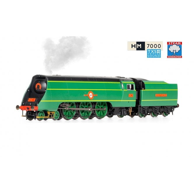 Hornby SR, Merchant Navy 21C1 'Channel Packet' (TXS Steam Generator)