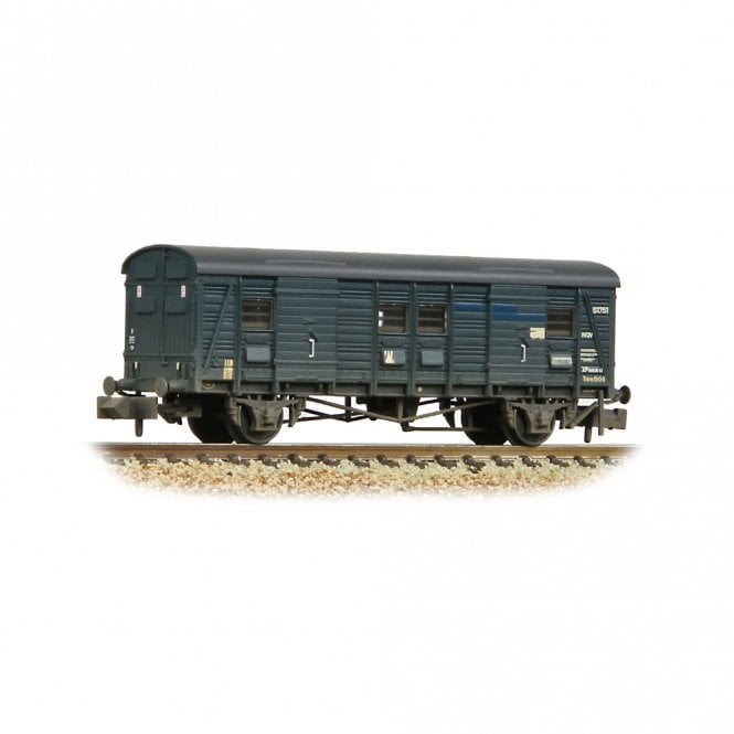 Graham Farish SR NQV (Ex-CCT) Covered Carriage Truck BR Blue [W]