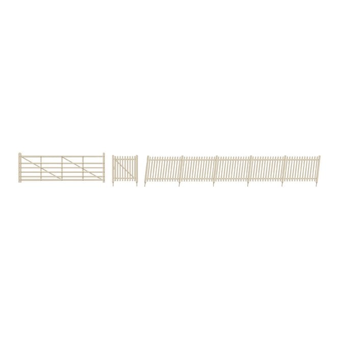 Ratio SR Precast Concrete Pale Fencing (gates & ramps)