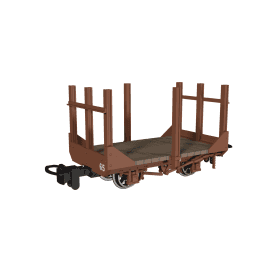 Stake Wagon Plain Rusty Brown No.65 (OO-9)