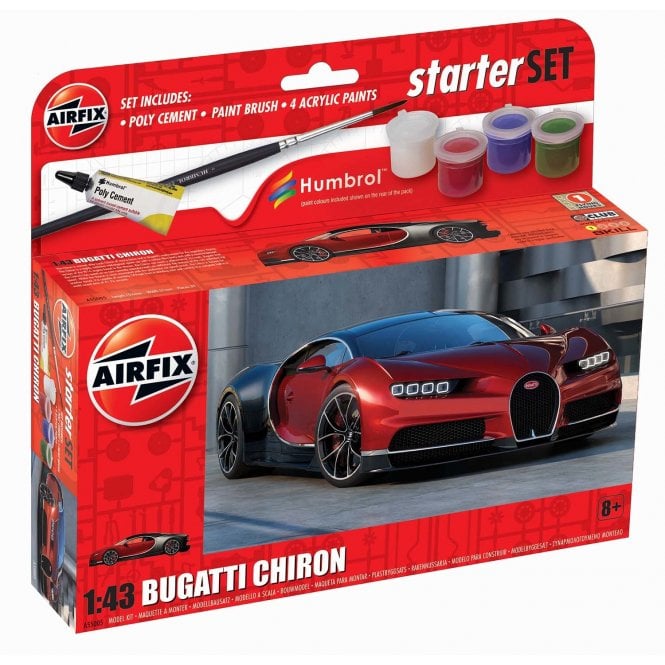 Airfix Starter Set: Bugatti Chiron (1:43)