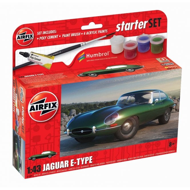 Airfix Starter Set: Jaguar E-Type (1:43)