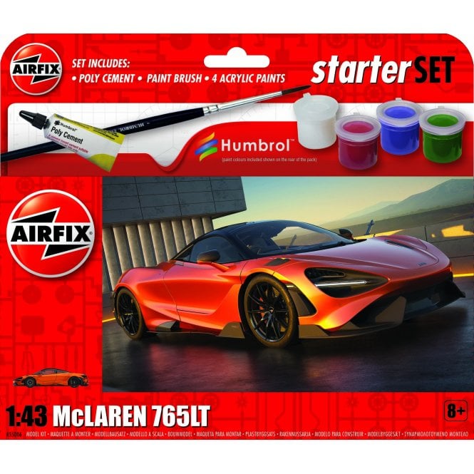 Airfix Starter Set: McLaren 765LT (1:43)
