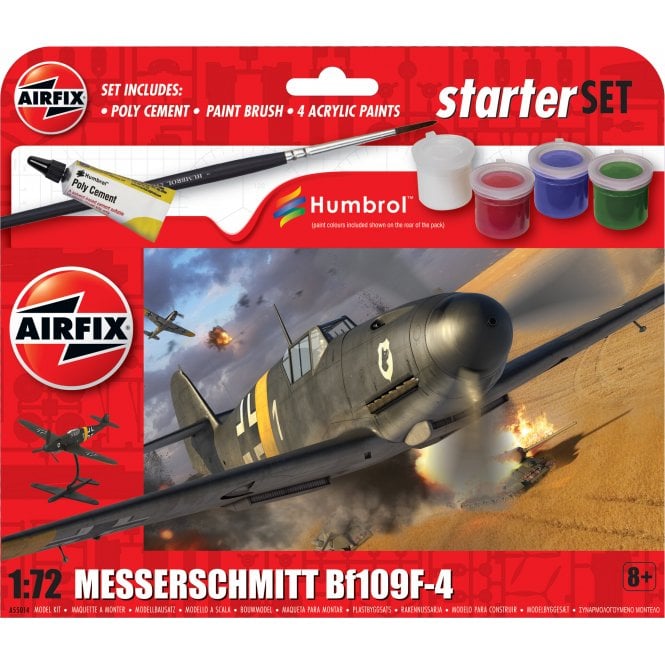 Airfix Starter Set: Messerschmitt Bf109F-4 (1:72)