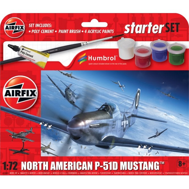 Airfix Starter Set: North American P-51D Mustang (1:72)