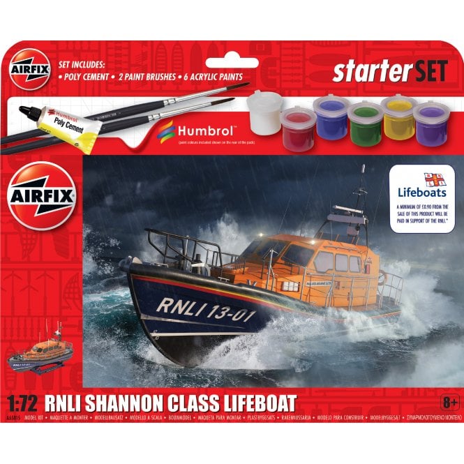 Airfix Starter Set: RNLI Shannon Class Lifeboat (1:72)