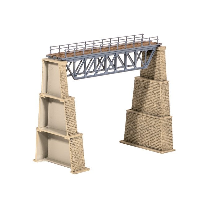 Ratio Steel Truss Bridge - with Stone Piers
