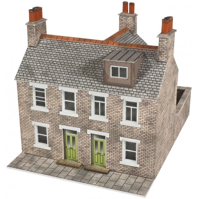 Metcalfe N Stone Terrace Houses (Pair in the Pack) - N Scale