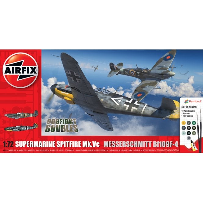 Airfix Supermarine Spitfire Mk.Vc vs Bf109F-4 Dogfight Double (1:72)