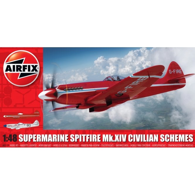 Airfix Supermarine Spitfire MkXIV Civilian Schemes (1:48)