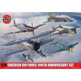 Swedish Air Force 100th Anniversary set (5 aircraft) (1:72)