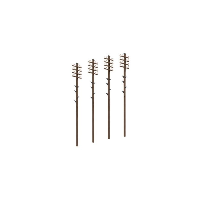 Ratio Telegraph Poles (16 per pack)