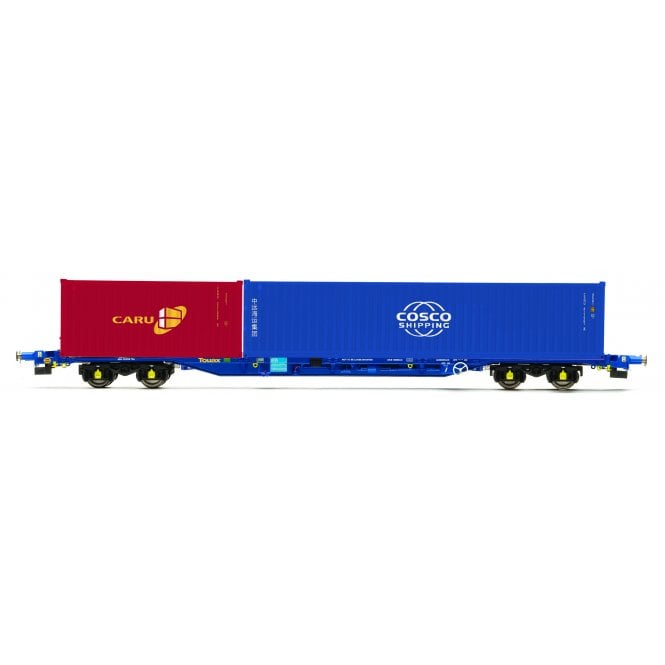 Hornby Touax, KFA, Container Wagon with 1 x 20' & 1 x 40' Containers