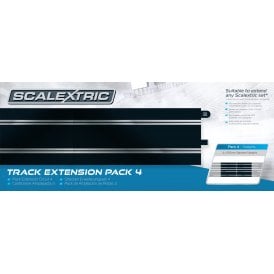 Track Extension Pack 4 - 4 x Standard Straights