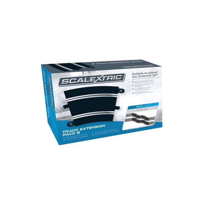 Scalextric Track Extension Pack 6 - 8 x Radius 3 Curve 22.5°