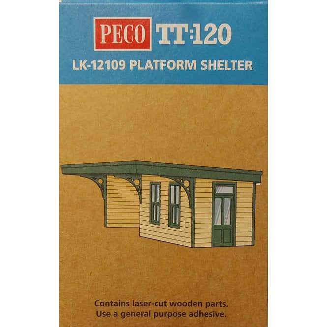 Peco TT Gauge - GWR Platform Shelter Kit