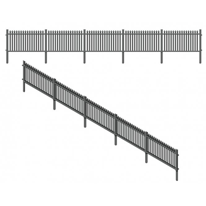 Peco TT gauge - GWR Spear Fencing (968mm)