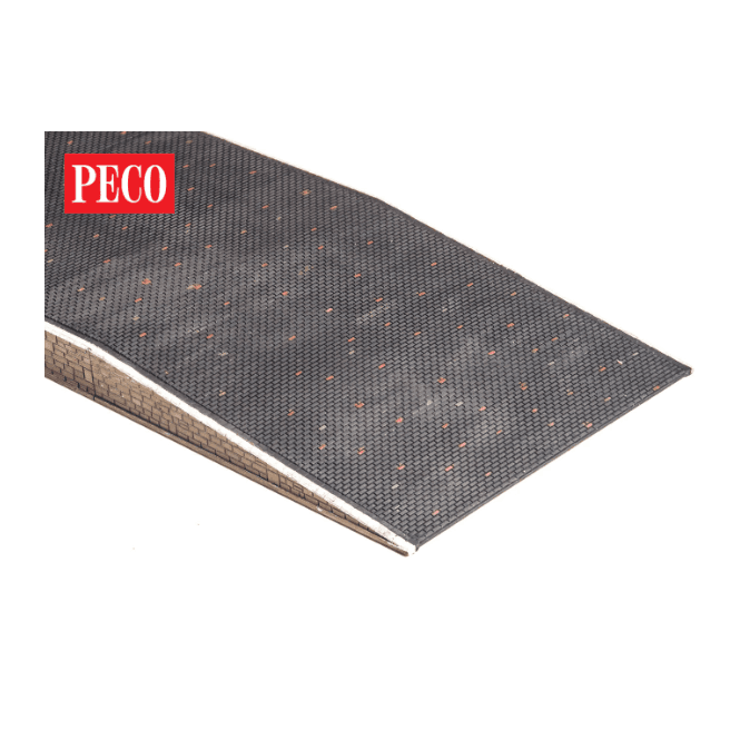Peco TT Gauge Platform Ramps Kit, Stone Edge