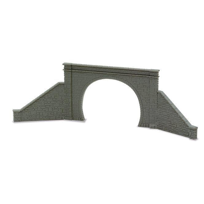 Peco Tunnel Mouth & Walls - stone type - Double track
