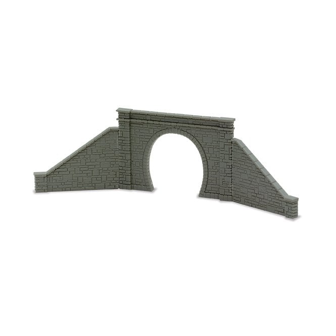 Peco Tunnel Mouth & Walls - stone type - single track