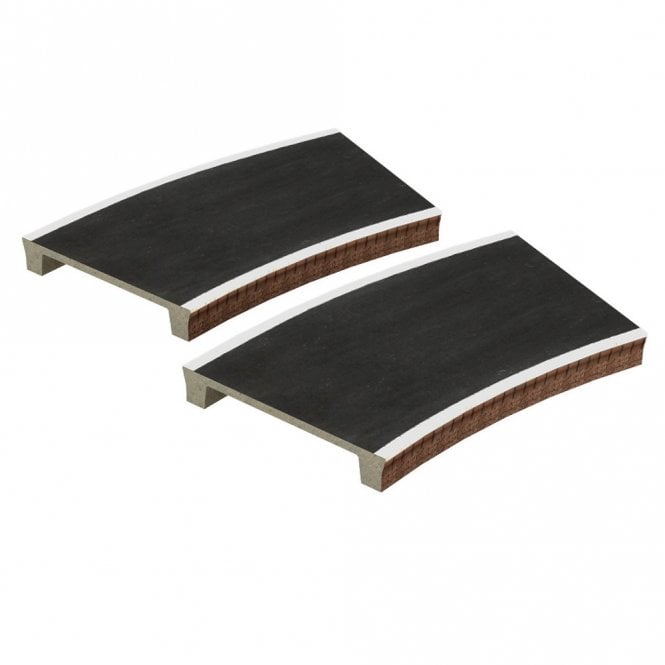 Scenecraft Two Curved Platforms Radius 2 (OO)