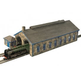 Two Road Stone Engine Shed - Blue (OO)
