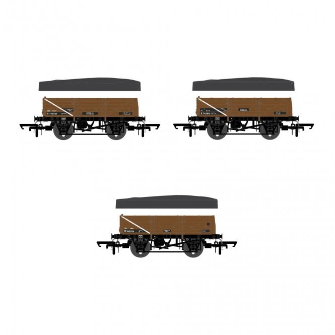 Accurascale UCV 13T Clayhood (Fitted) BR Bauxite Triple Pack (Pack F)