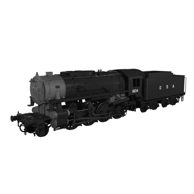 Rapido UK USATC S160 '1604' Satin Black U.S.A. (GWR Region)