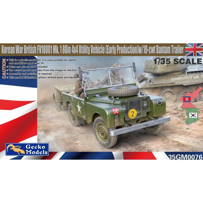 Gecko 'Utility Vehicle' Mk.1 FV18001 80 inch WB (1:35)