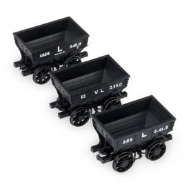 Accurascale Vale/Londonderry Colleries 4T Black Wagons Pack